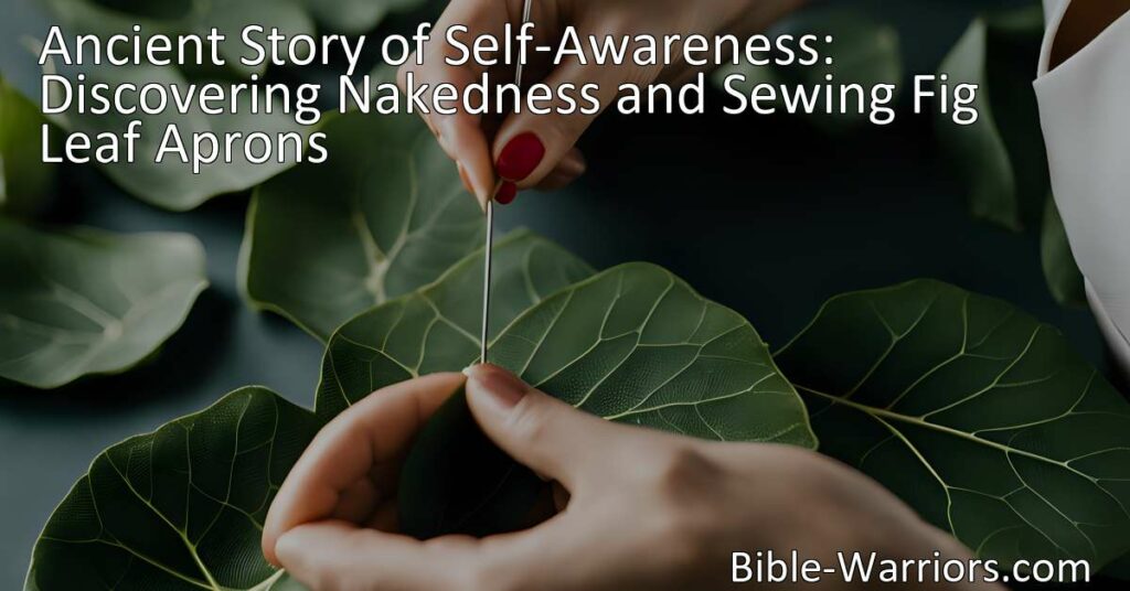 Discover the profound lesson of self-awareness from the ancient story of Adam and Eve. Uncover the journey of embracing imperfections and finding true fulfillment.