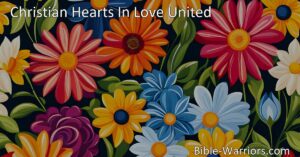 Discover the power of love and unity among Christians with "Christian Hearts In Love United." Reflect God's love