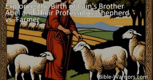 Explore the Birth of Cain's Brother Abel: Shepherd vs. Farmer. Discover their roles