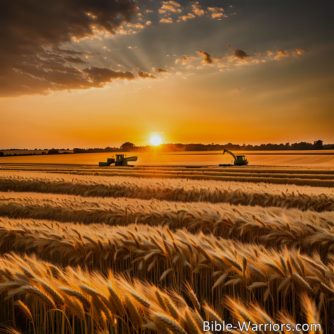 Freely Shareable Hymn Inspired Image Go Labor In The Harvest Field>