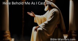 Experience the beauty of the hymn "Here Behold Me As I Cast Me" that explores faith