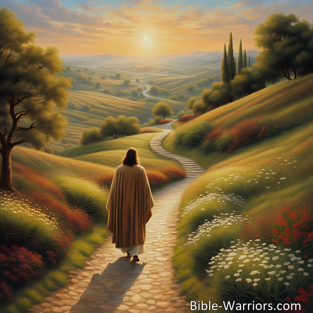 Freely Shareable Hymn Inspired Image I Want Jesus To Walk With Me