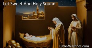 Experience the sweet and holy sound of joy and hope in this hymn. Discover the power of divine love and the everlasting gladness it brings. Let the First and Last of all
