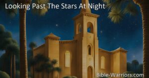 Looking Past The Stars At Night: Discover the Beauty of the Sinless Land. Explore a realm of purity and find hope in a land beyond our earthly existence. Feel the awe of gazing at the stars and envisioning a place where sin is nonexistent.