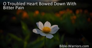 Find hope in the midst of sorrow with "O Troubled Heart Bowed Down With Bitter Pain." Discover how to overcome grief
