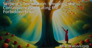 serpents temptation revealing consequences eating forbidden fruit hi
