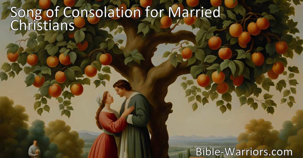 Find solace and joy in holy marriage with this Song of Consolation for Married Christians. Celebrate the blessings