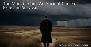 Unveiling the Mark of Cain: An Ancient Tale of Survival and Curse Discover the gripping story of Cain and his mark