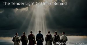 Embark on a mission of love and sacrifice with "The Tender Light of Home Behind" hymn. Join missionaries as they face challenges
