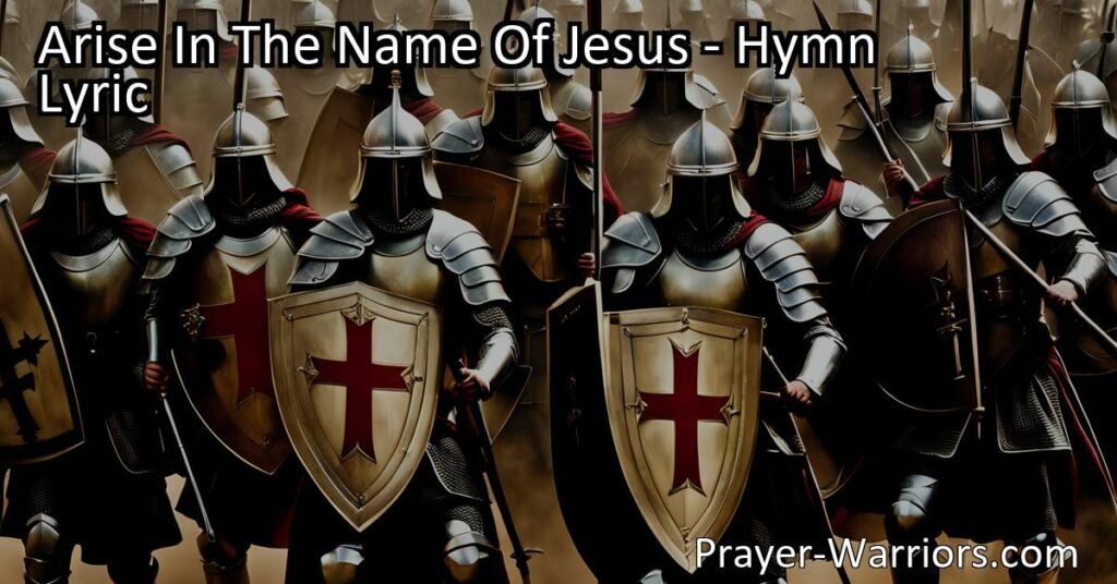 Arise in the Name of Jesus and Find Strength in Faith - Overcome Life's Battles with the Transformative Power of Jesus' Name. Discover how to rise above adversity and stand firm in your beliefs. Let Jesus guide you to victory.