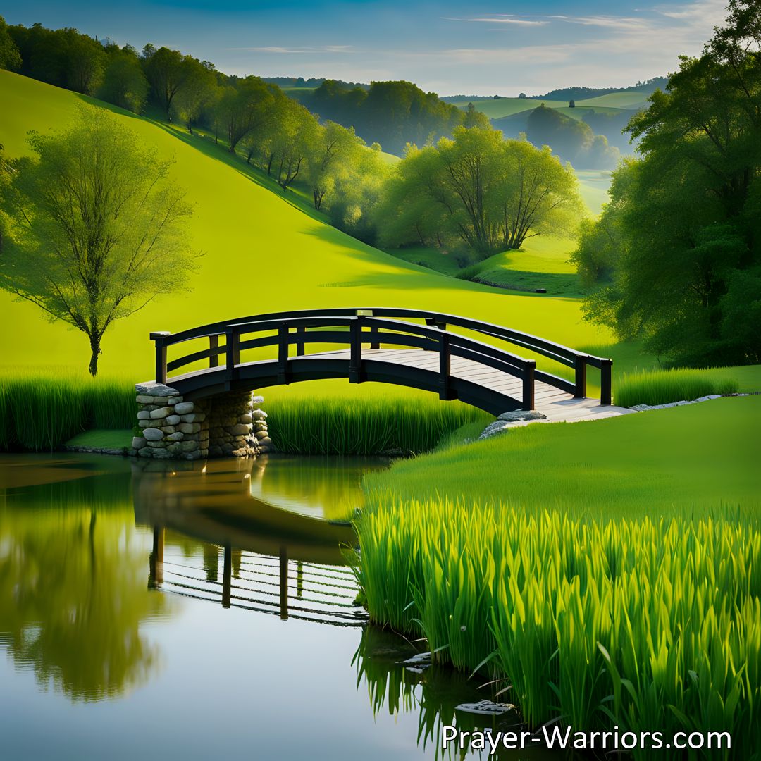 Freely Shareable Hymn Inspired Image Come find peace and guidance in God's Word. Beside The Still Waters O Father My God hymn reminds us of the blessings that come from seeking God's presence. Drink deeply from His wellspring of grace, love, and wisdom. Find rest and rejuvenation.