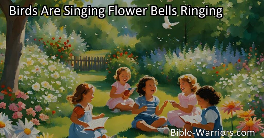 Celebrate Children's Day with birds singing and flower bells ringing. Discover the joy