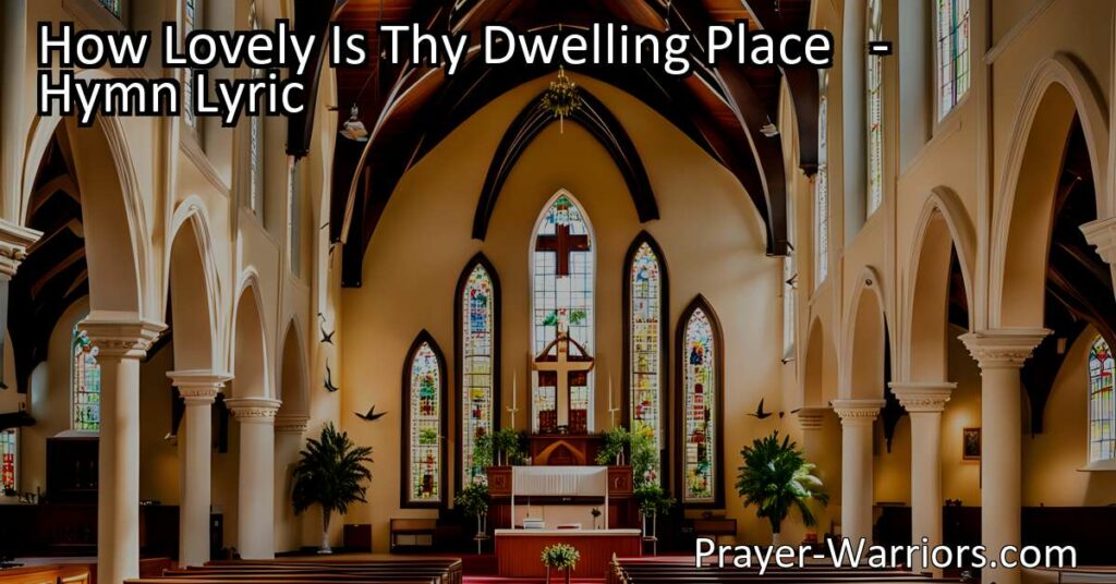 Find solace and fulfillment in the presence of the divine. Explore the profound longing for connection and the blessings of dwelling in the Lord's house in "How Lovely Is Thy Dwelling Place."