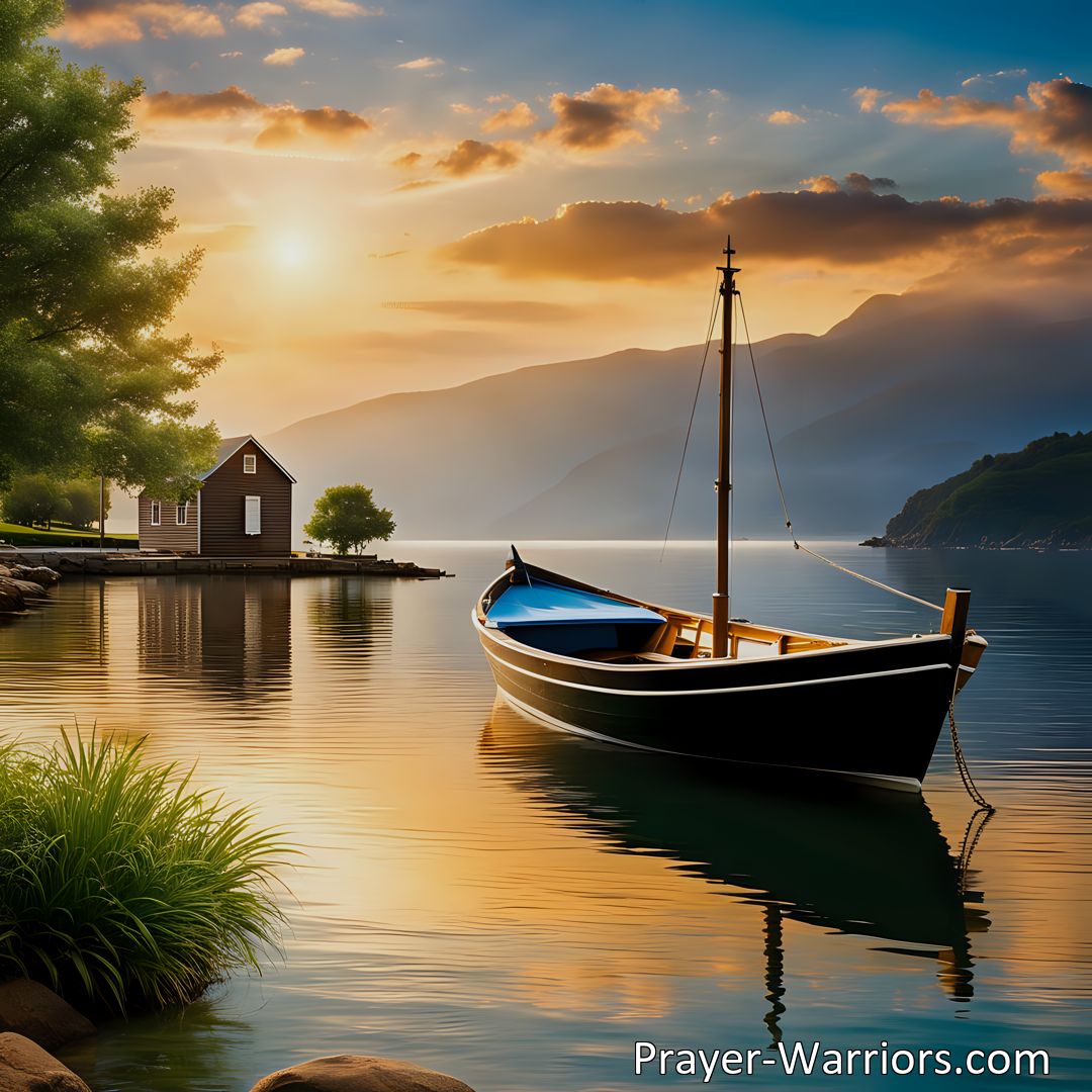 Freely Shareable Hymn Inspired Image Find solace and rest for your weary soul by trusting in the promise of the Savior. Overcome fear, bear life's toils, and experience peace and strength. Discover the power of the hymn I Have Found Repose For My Weary Soul.