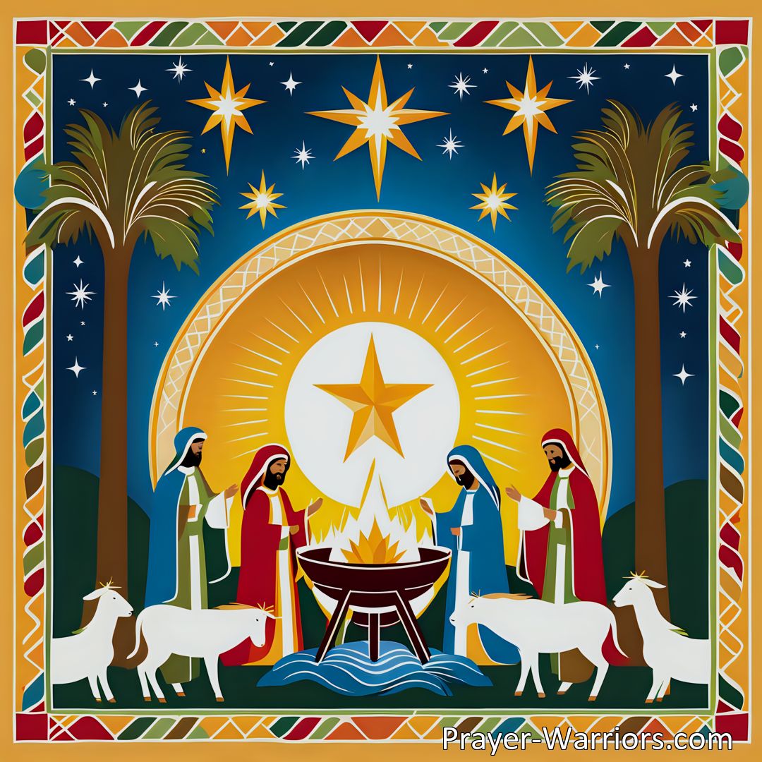 Freely Shareable Hymn Inspired Image If Angels Sung A Saviors Birth: The Joy of Christmas and the Hope of Resurrection. Celebrate the birth of Jesus Christ and find hope in His resurrection. Discover the deeper meaning behind this hymn and be filled with joy and praise for our Savior who has risen today.