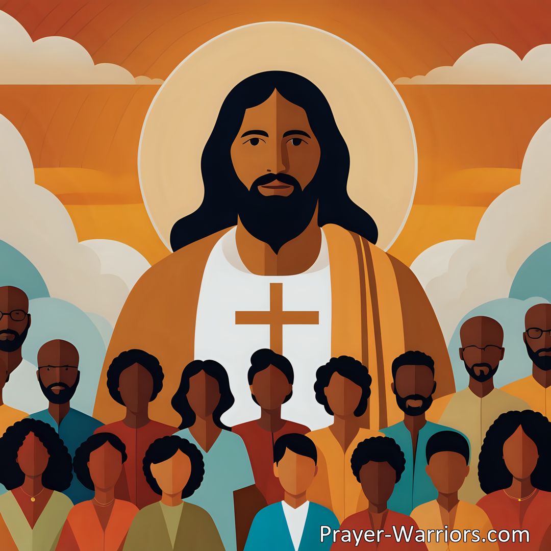 Freely Shareable Hymn Inspired Image Discover the profound hymn 'Jesus, Great High Priest of Our Profession' that unites believers worldwide. Explore the devotion, gratitude, and unity found in our shared faith in Jesus Christ. (157 characters)