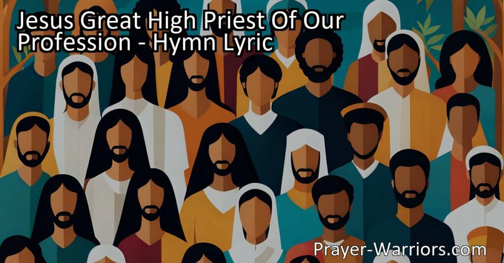 "Discover the profound hymn 'Jesus