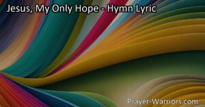 Discover true hope and peace in the loving arms of Jesus