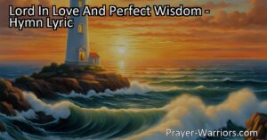 "Discover the unwavering love and wisdom of God in the hymn 'Lord In Love And Perfect Wisdom.' Explore His unchanging purpose for His people and the role we play in fulfilling it. Find inspiration and guidance for your journey."