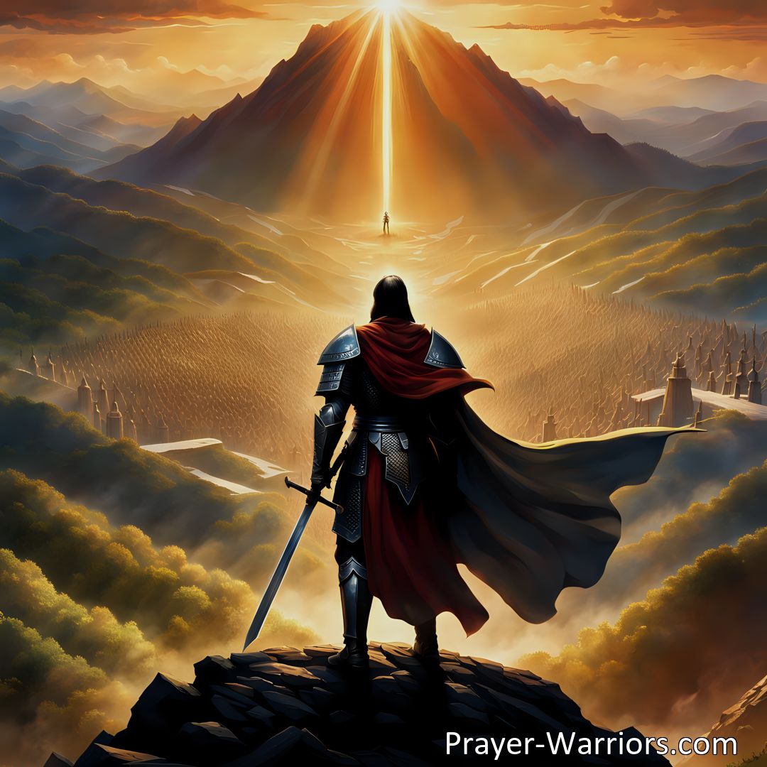 Freely Shareable Hymn Inspired Image Stay vigilant and fight against temptations with the hymn My Soul Be On Thy Guard. This hymn emphasizes perseverance and trust in God's guidance for a fulfilling spiritual journey.