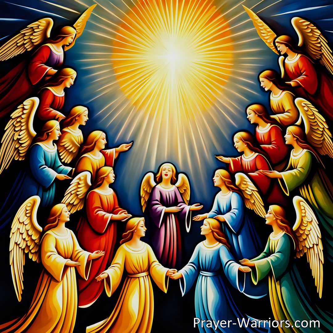 Freely Shareable Hymn Inspired Image Discover the celestial hymns of grateful love in a celebration of salvation. Join the heavenly chorus and spread the joyful sound through His Name. Let all the world resound with hymns of grateful love.