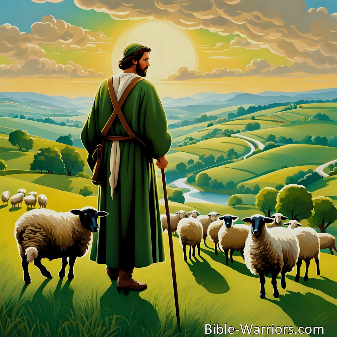 Freely Shareable Hymn Inspired Image The King Of Love My Shepherd Is
