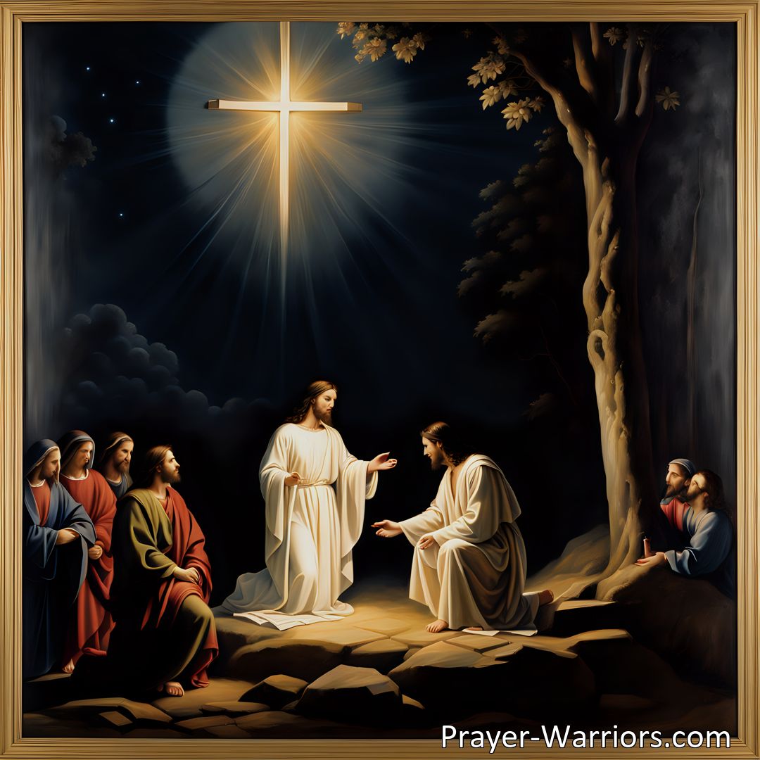 Freely Shareable Hymn Inspired Image Discover the secret of salvation as a ruler seeks Jesus by night. Find out why A Ruler Once Came To Jesus By Night and why being born again is essential for eternal life.