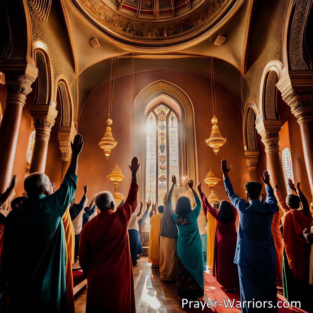 Freely Shareable Hymn Inspired Image Experience the power and blessings of joining our souls to God in everlasting bands. Seek His favor, establish a covenant, and guide future generations to find happiness and righteousness.