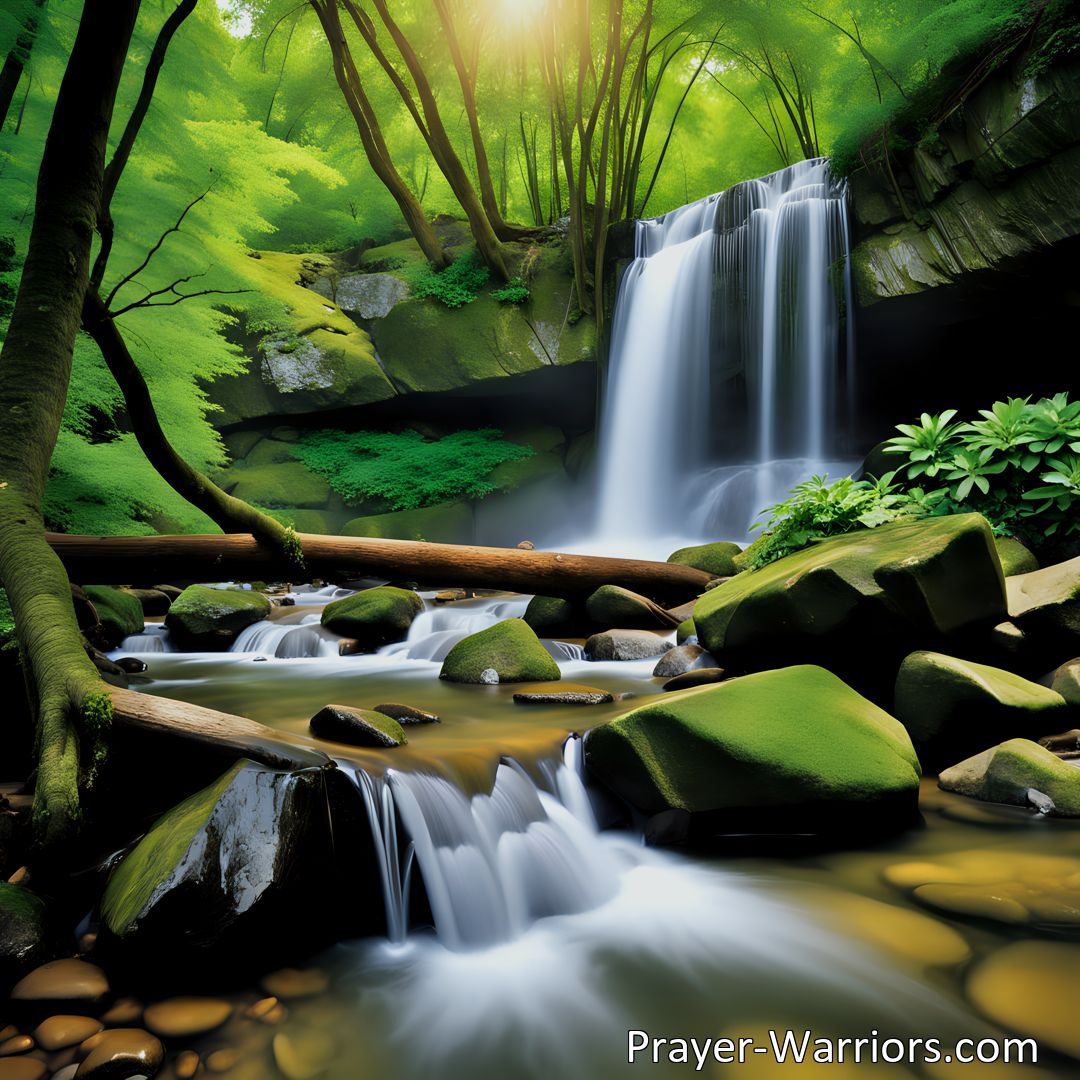 Freely Shareable Hymn Inspired Image Discover solace and forgiveness in the hymn Come To The Fount Of Living Waters. Find relief from weariness and burdens, and respond to God's invitation today. Don't delay, come now!