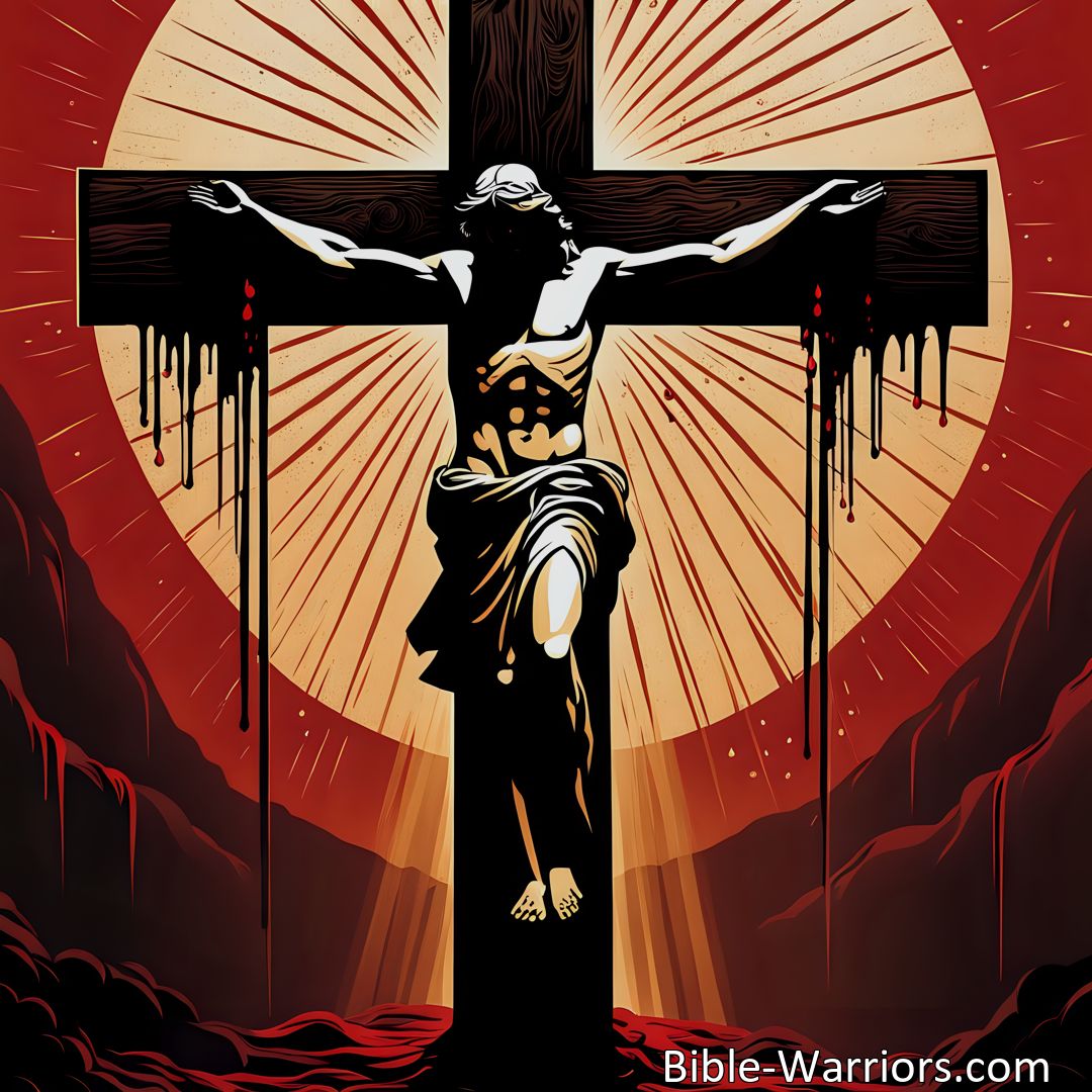 Freely Shareable Hymn Inspired Image Discover the deep meaning behind the Cross Of Jesus, Cross Of Sorrow hymn, emphasizing the sacrifice and suffering of Christ for humanity's sins. Unveil the duality of Jesus as both human and divine, reflecting on the hope, redemption, and victory found in the cross.