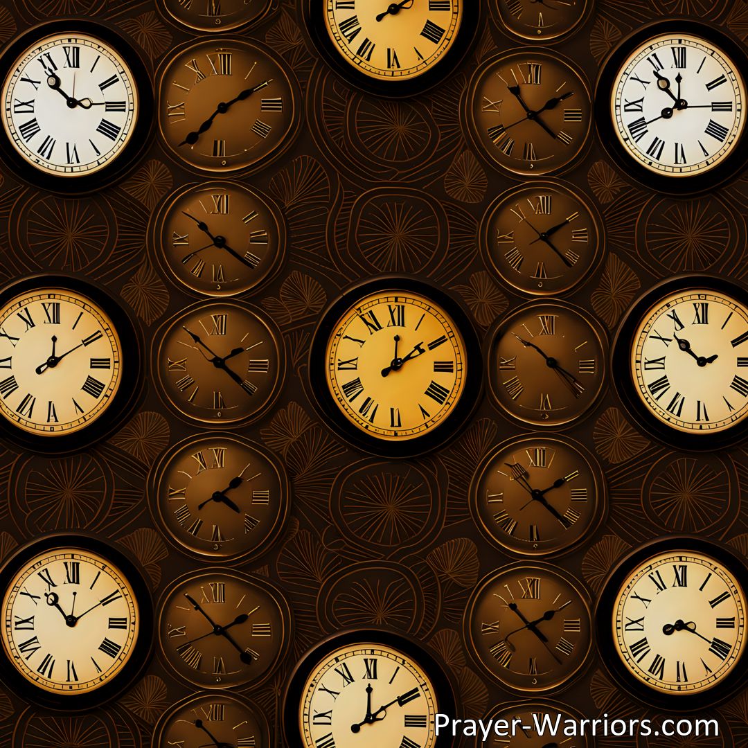 Freely Shareable Hymn Inspired Image Discover the profound message behind the hymn Every Hour for Jesus and the importance of dedicating our time and efforts to serve our Lord. Embrace the call to live every hour for Jesus and experience His blessings until His return.