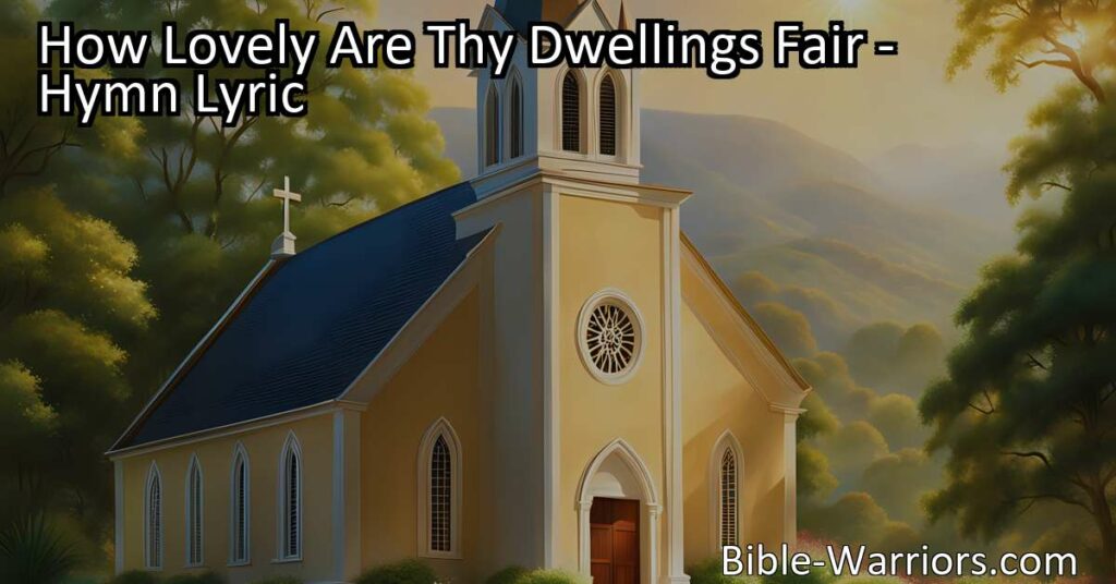 Find beauty and comfort in God's presence. Discover the joy and blessings of dwelling in His house. Journey from strength to strength with Him. Rest and rely on God for true happiness.