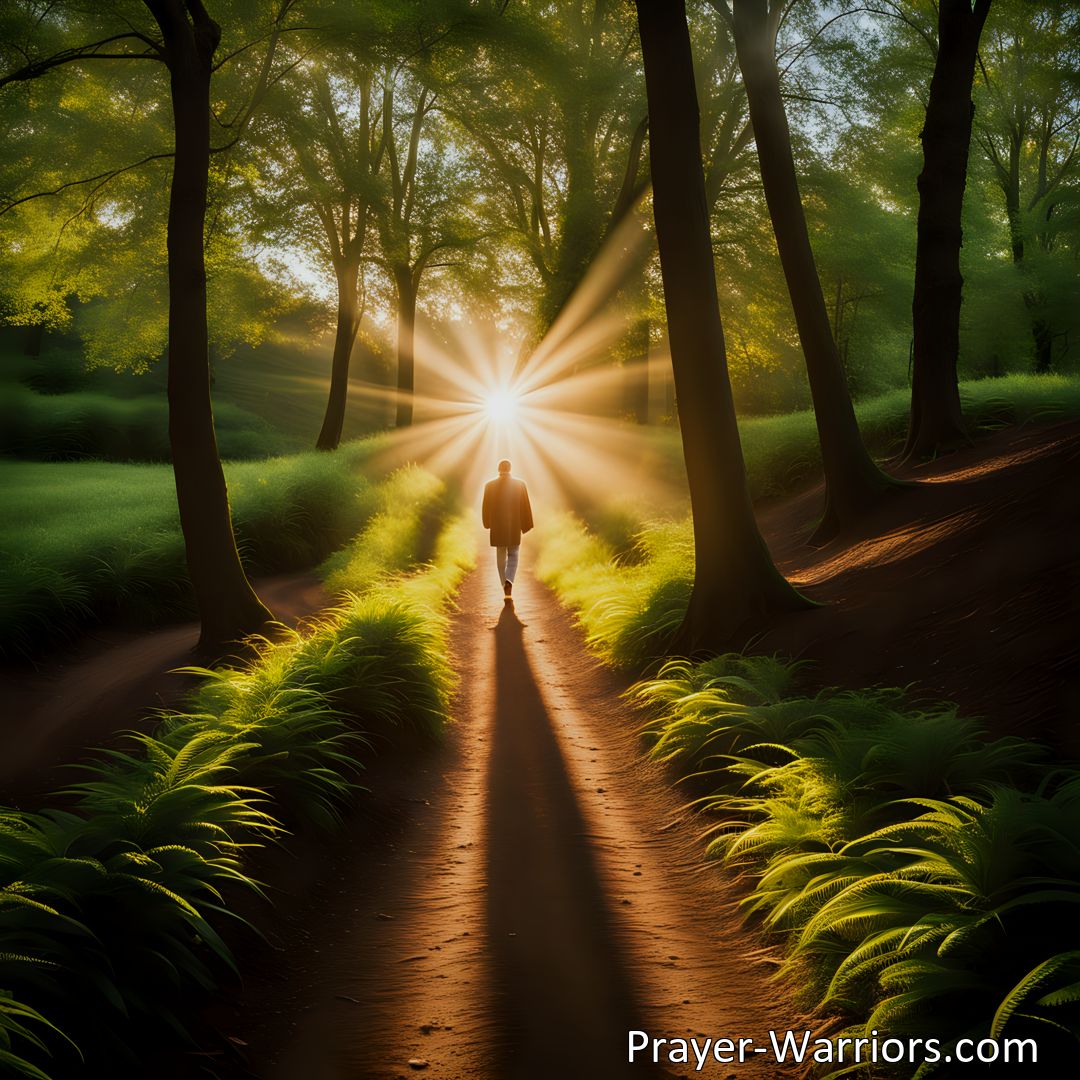 Freely Shareable Hymn Inspired Image Walk with Jesus is sweet, filled with blessings and freedom. His gentle smile and whispers of peace bring joy and guidance. Embrace His love and walk in His light for a blessed journey.