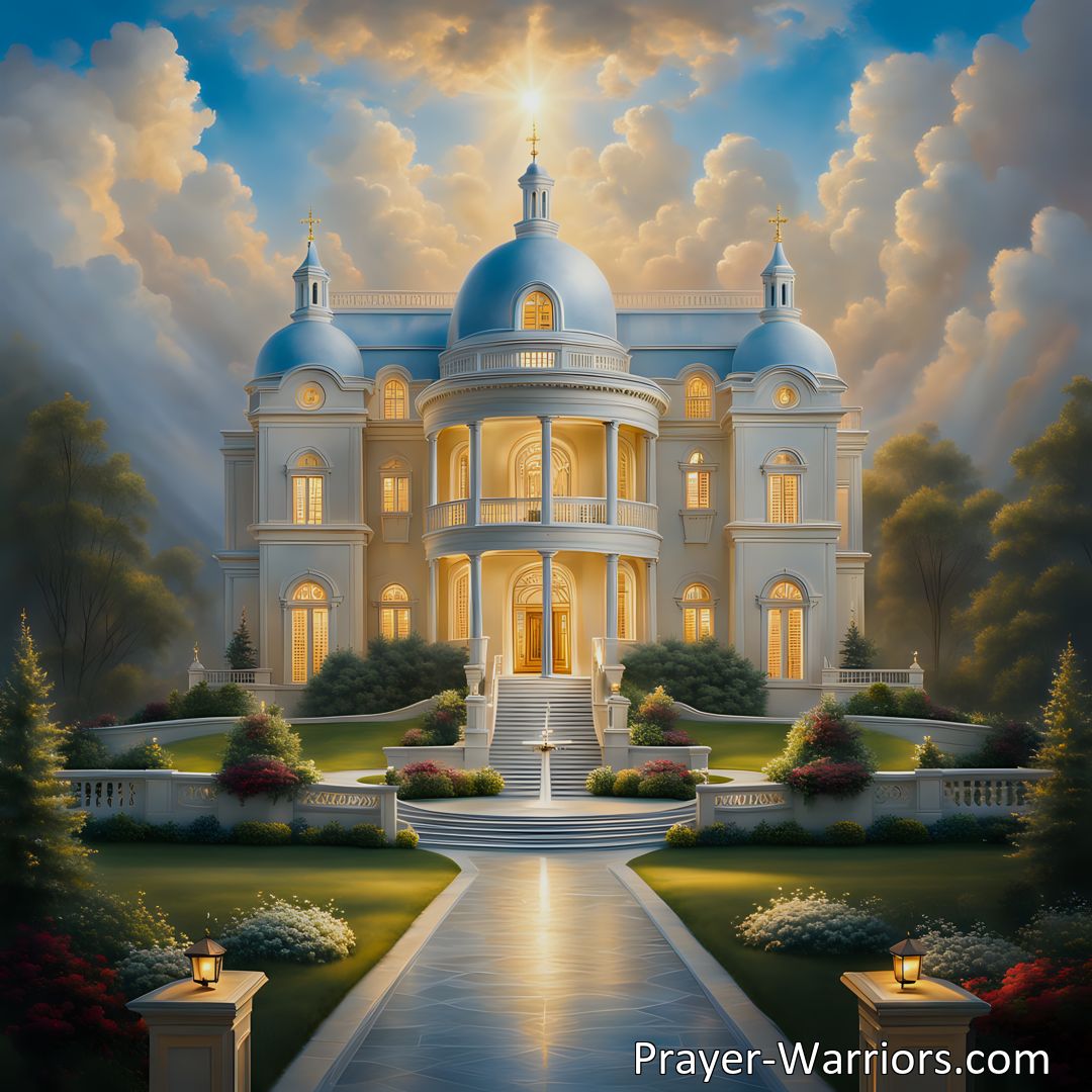 Freely Shareable Hymn Inspired Image Maximize your joy and comfort through the hymn I Love To Sing Of The Savior. Experience the boundless love, mercy, and grace of our Savior, with a mansion prepared for you in eternity. Find faith and hope in this beautiful hymn.