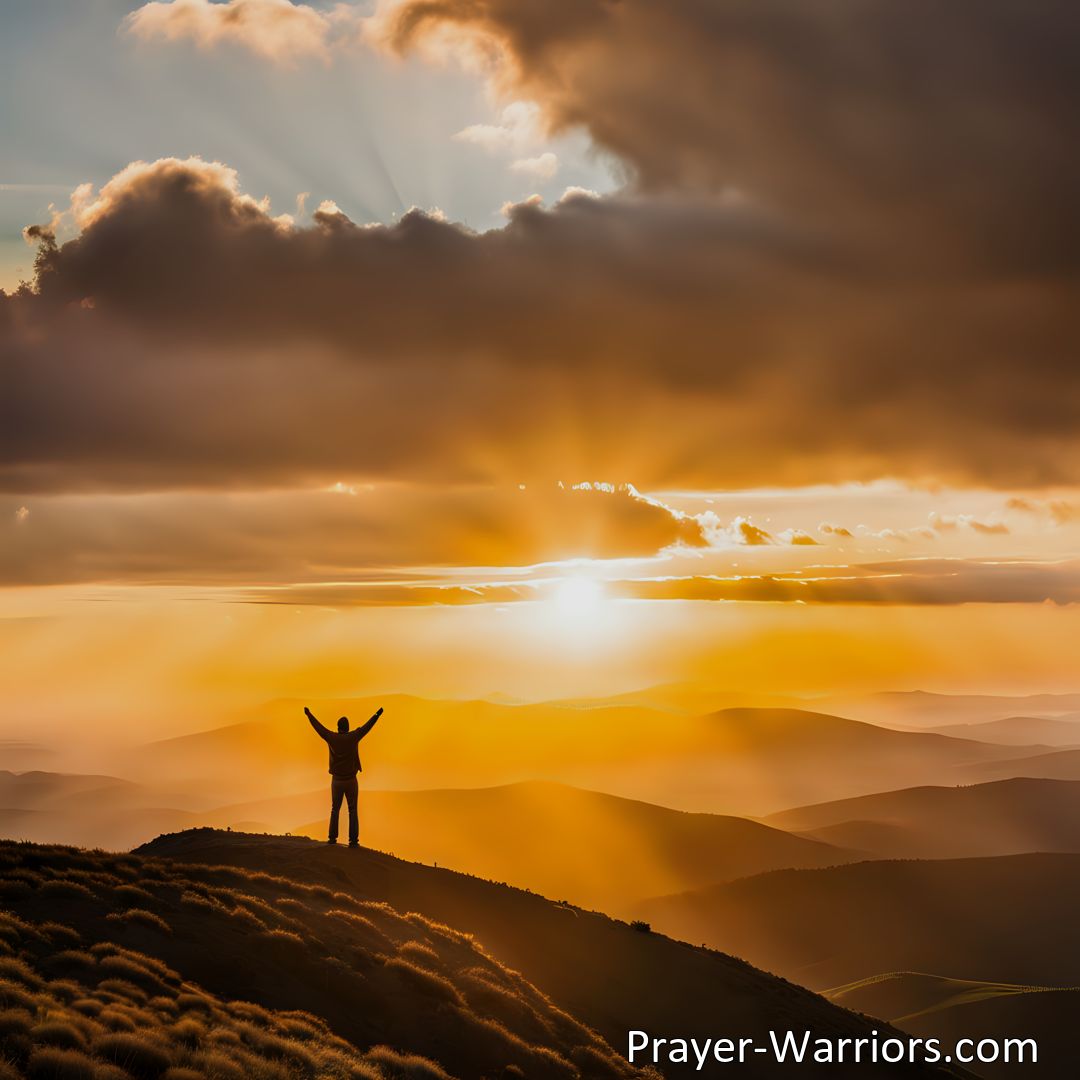 Freely Shareable Hymn Inspired Image Discover the power of victory in the name of Jesus. Find strength, overcome obstacles, and experience His love. Declare victory in every situation with confidence.