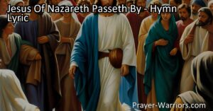 Experience the Transformative Power of Jesus of Nazareth Passeth By. Discover the Curiosity