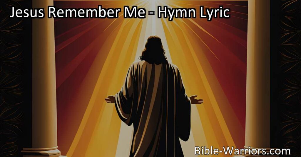 Get inspired and find hope with the powerful hymn