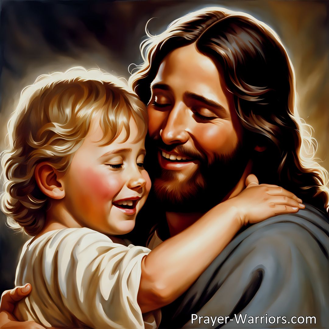 Freely Shareable Hymn Inspired Image Discover the power of redemption and joy in the hymn, Jesus Sought And Saved Me When A Wandering Child. Find solace in His love and grace. Jesus died for you.