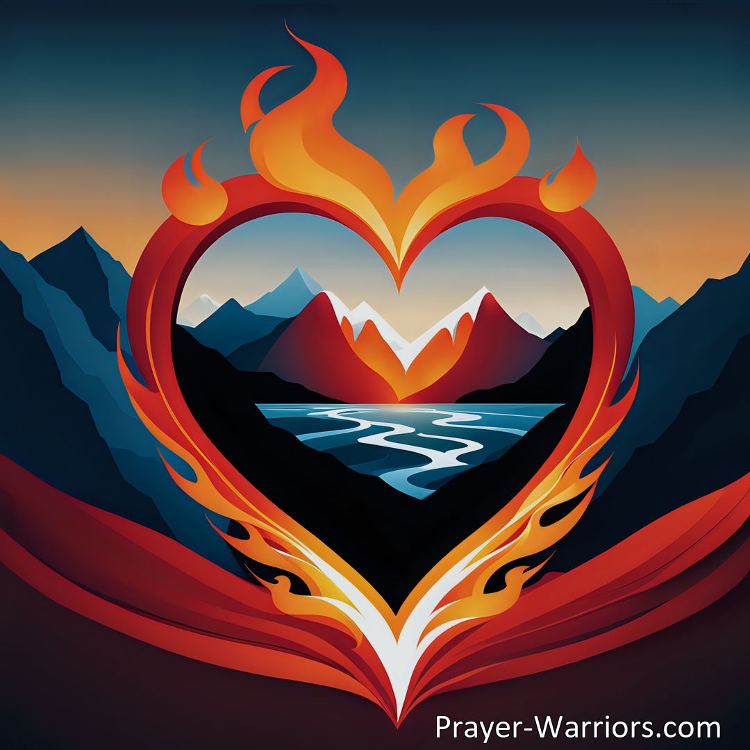 Freely Shareable Hymn Inspired Image Unlocking the Power of Jesus' Love: A hymn that explores the transformative nature of Jesus' love, igniting a fire within us for personal growth and connection with God. Discover the beauty of Jesus, Thine All Victorious Love today.