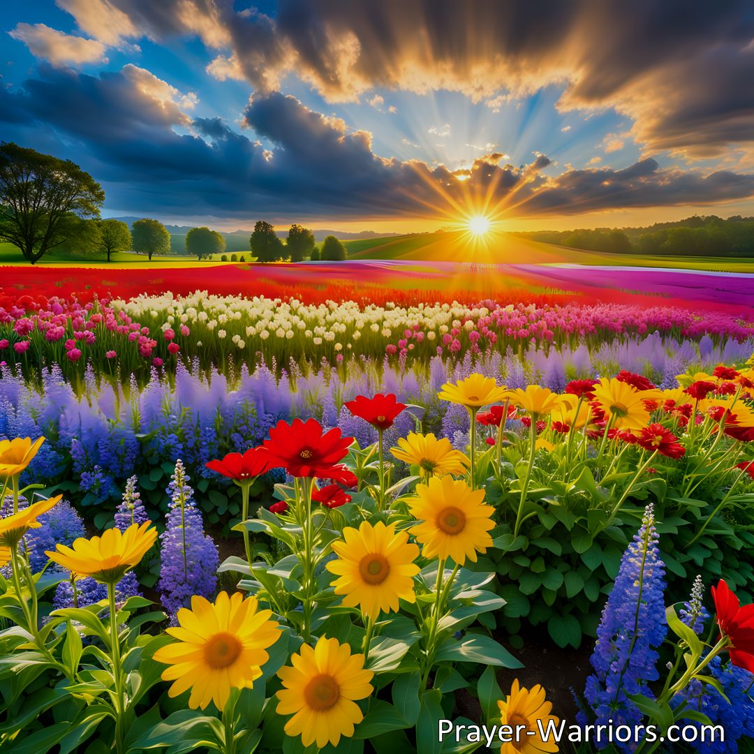 Freely Shareable Hymn Inspired Image Just A Ray Of Sunshine Breaking Through: Spreading Kindness and Joy. Discover the power of simple acts of kindness and warm smiles in brightening lives and making the world a more joyful place. Let's be the rays of sunshine that break through the darkness.