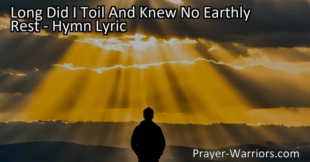 Find peace and belonging in God's embrace. Discover true rest divine. Trust in God's provision and navigate life's changes with contentment. Hold onto the eternal hope of a deeper connection with Him.