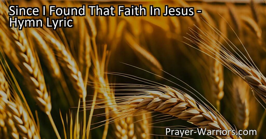 Discover the transformative power of faith in Jesus. This hymn explores the longing to go deeper in our faith