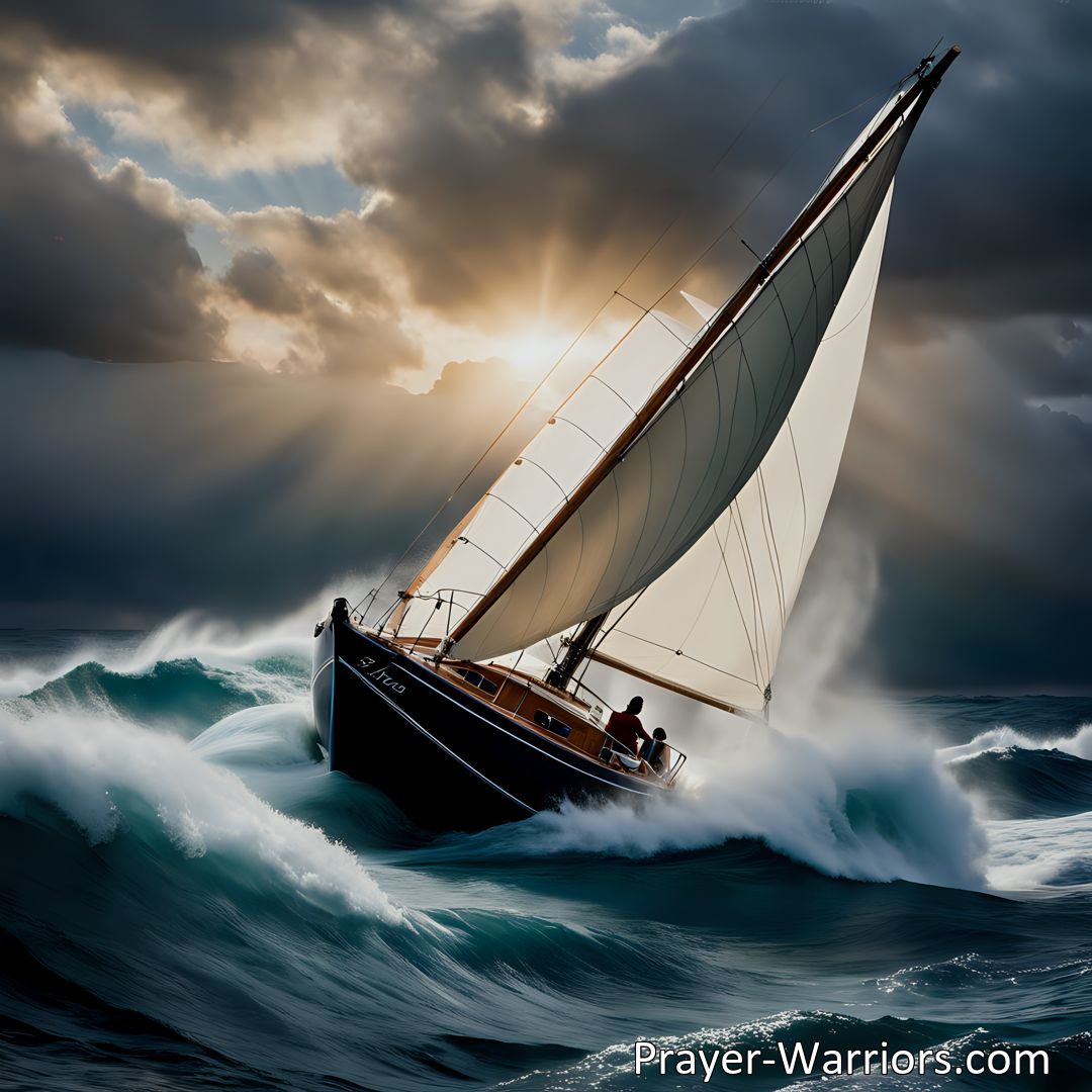 Freely Shareable Hymn Inspired Image Find hope and salvation in Jesus as a soul adrift upon life's stormy sea. Will you let Him save you now? Trust His power to calm the storms within.