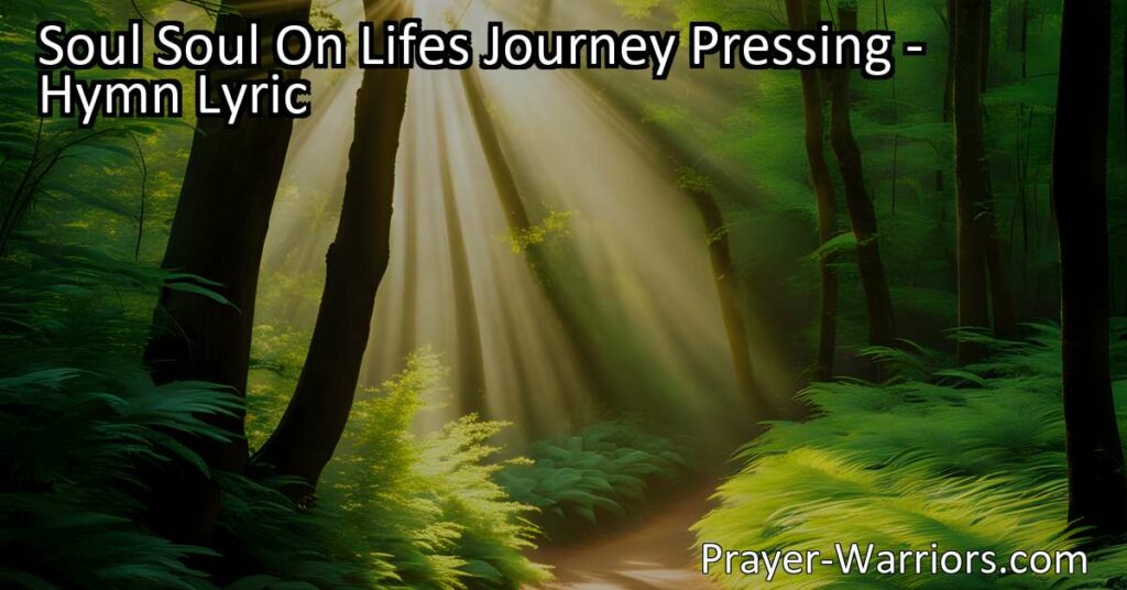 Follow the path of righteousness on life's journey! Find solace in God's love and protection. Trust in His strength when facing challenges. Join the journey of the soul!