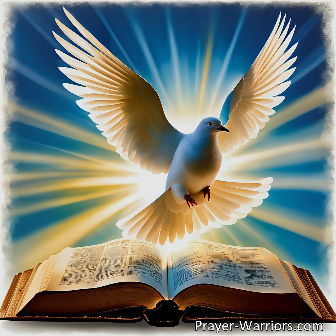 Freely Shareable Hymn Inspired Image Discover the Spirit of Life and Truth and Love: A guiding light in our journey through life. Find solace, wisdom and direction through the written word and let the Spirit guide you towards peace and heavenly bliss.