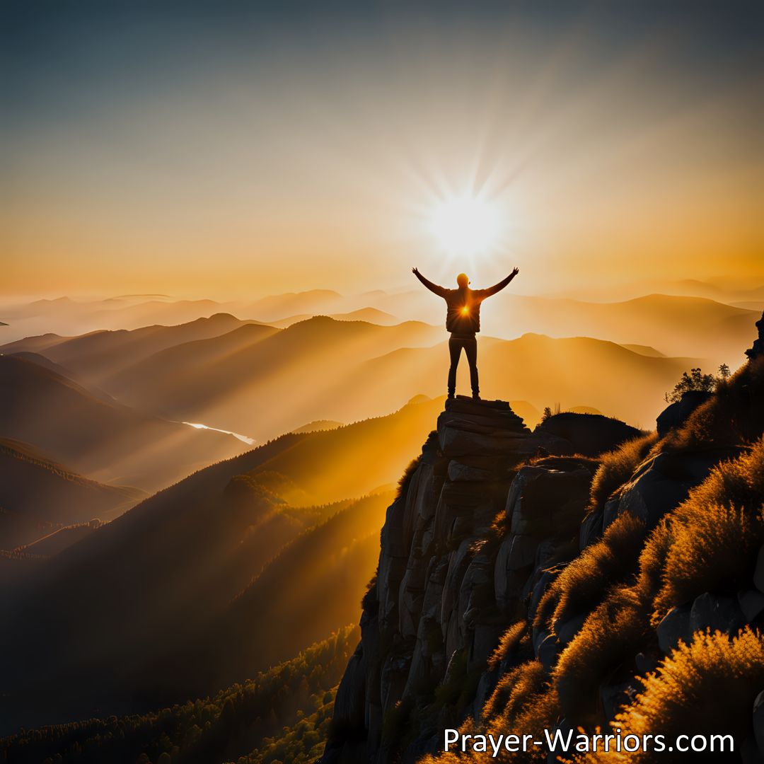 Freely Shareable Hymn Inspired Image Discover the transformative power of faith and the joy of salvation in the hymn There Is A Glory in My Soul. Experience freedom, clarity, communion with God, and the hope of eternal life.