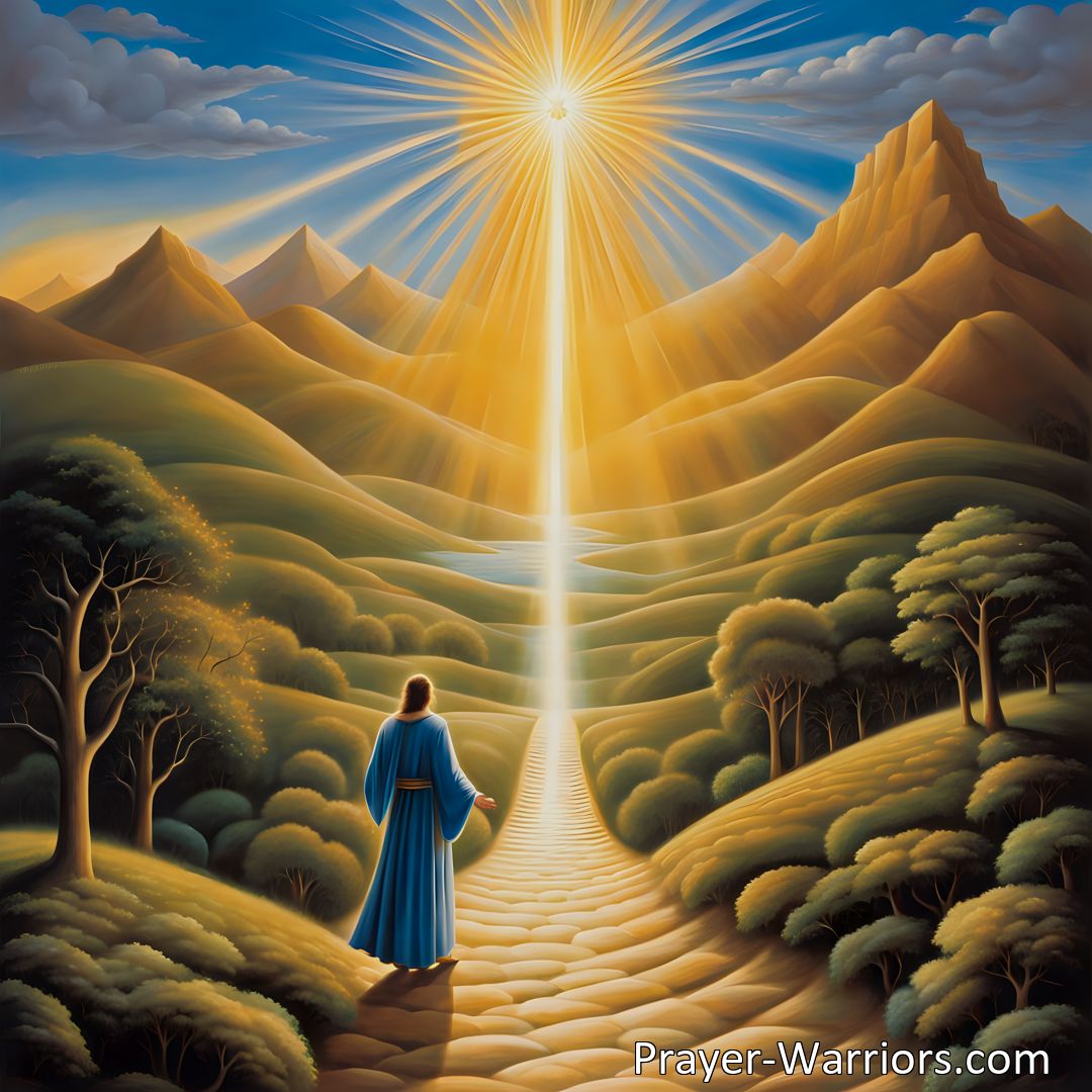 Freely Shareable Hymn Inspired Image Discover the profound impact of walking and talking with Jesus in the hymn They Walked and Talked with Jesus. Experience divine communion and the hope it brings to your life.