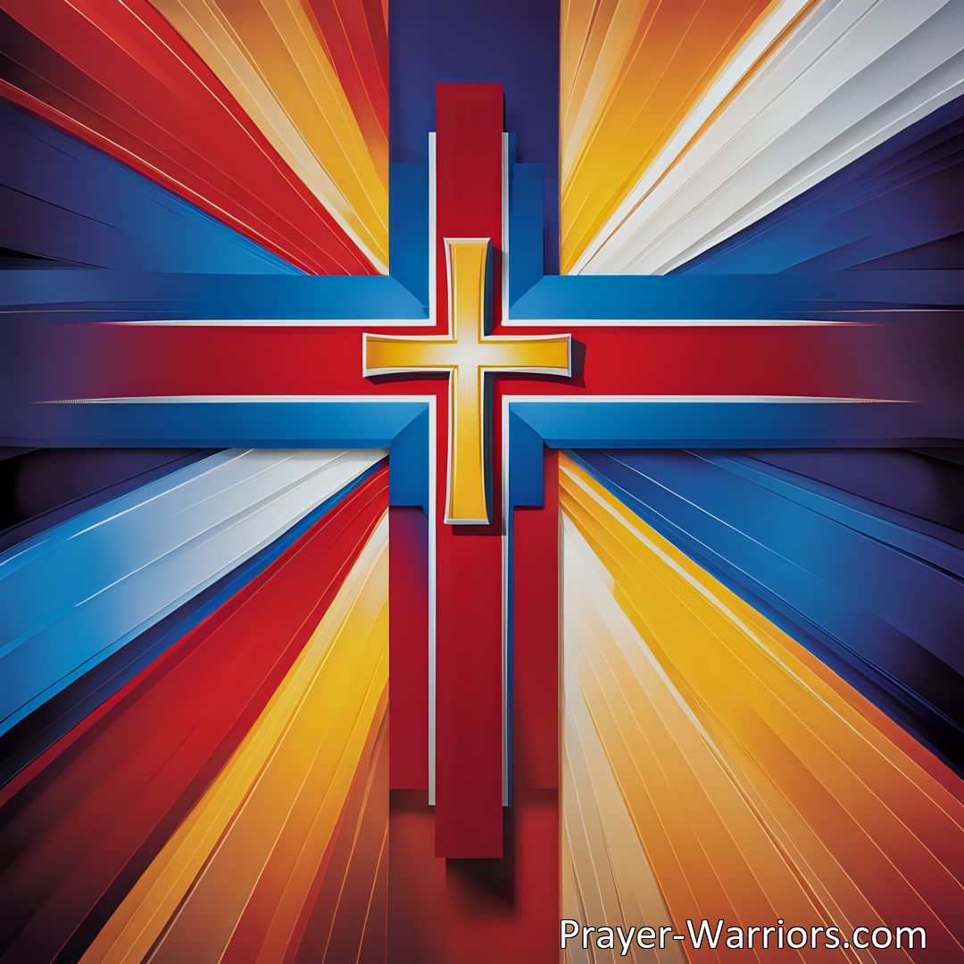 Freely Shareable Hymn Inspired Image Discover the power and significance of the Wave New Glory Conquering Flag of Love. Unfurl this conquering flag high in the sky and join the world crusade for God's love. Claim every heart for God above with this emblem of truth and redemption.