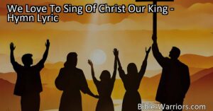 Join us in singing praises to Christ our King! Experience the joy and reverence of worship as we exalt the name of Jesus in heartfelt song. Connect with a timeless community of believers in this hymn of love and adoration.