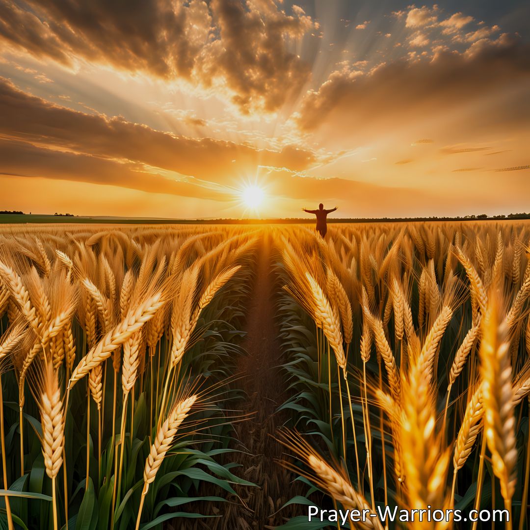 Freely Shareable Hymn Inspired Image Answering the Call to Serve: When The Morning Sun Is Bright. Understand the profound message of this inspiring hymn and the urgent need to respond to the call of service.